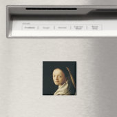 Portrait of a Young Woman, c.1663-65 Magneet (Insitu (Vaatwasser))