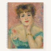 Portrait of Actress Jeanne Samary, Auguste Renoir Notitieboek (Voorkant)