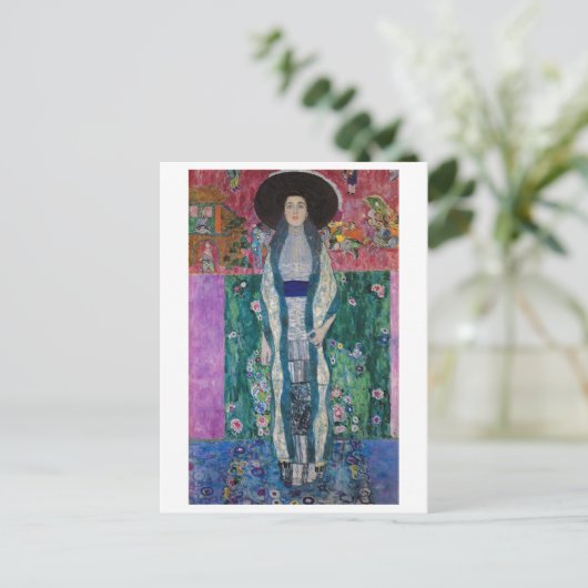 Portrait of Adele Bloch Bauer, Gustav Klimt Briefkaart (Staand voorkant)