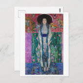 Portrait of Adele Bloch Bauer, Gustav Klimt Briefkaart (Voorkant / Achterkant)
