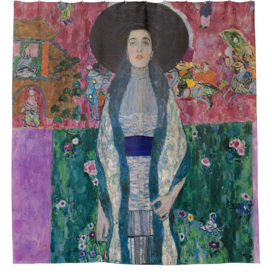 Portrait of Adele Bloch Bauer, Gustav Klimt Douchegordijn (Voorkant)