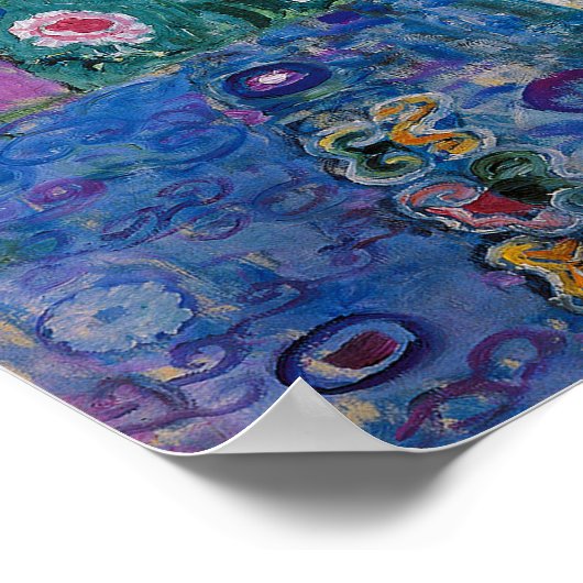 Portrait of Adele Bloch Bauer, Gustav Klimt Poster (Hoek)