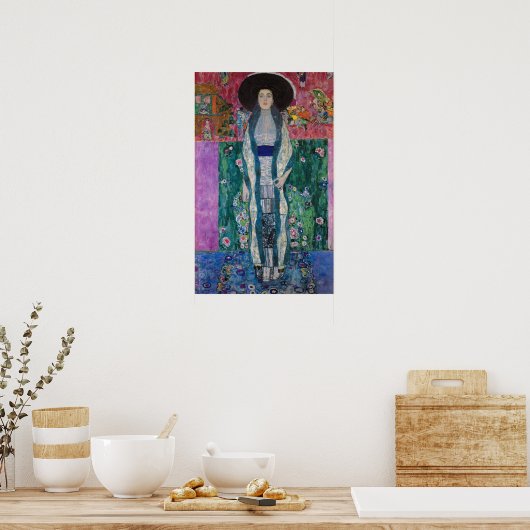 Portrait of Adele Bloch Bauer, Gustav Klimt Poster (Keuken)