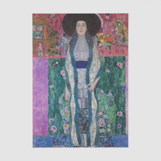 Portrait of Adele Bloch Bauer, Gustav Klimt Tissuepapier (Voorkant)