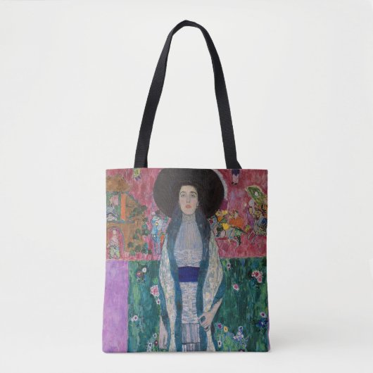 Portrait of Adele Bloch Bauer, Gustav Klimt Tote Bag (Voorkant)
