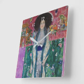 Portrait of Adele Bloch Bauer, Gustav Klimt Vierkante Klok (Hoek)