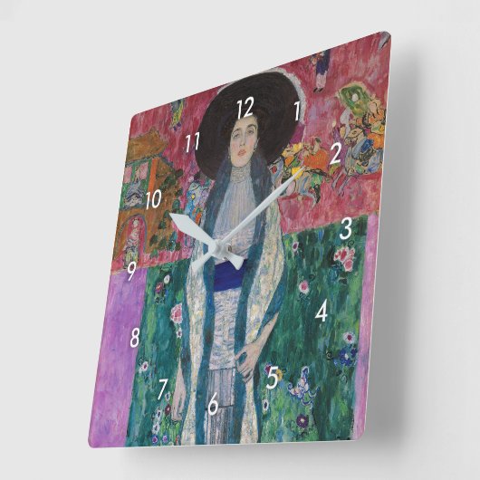 Portrait of Adele Bloch Bauer, Gustav Klimt Vierkante Klok (Hoek)