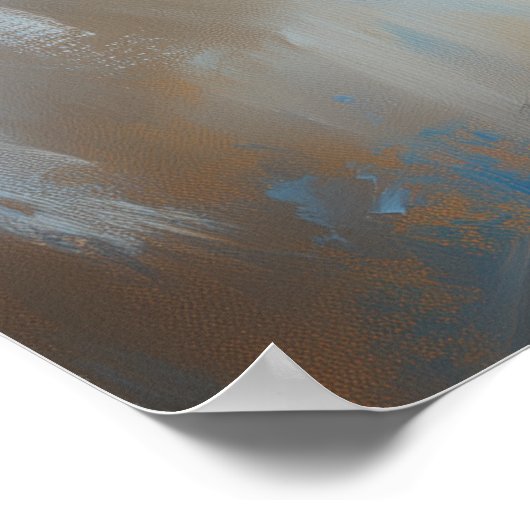 Portrait of an elegant Ragdoll Cat with blue eyes Poster (Hoek)