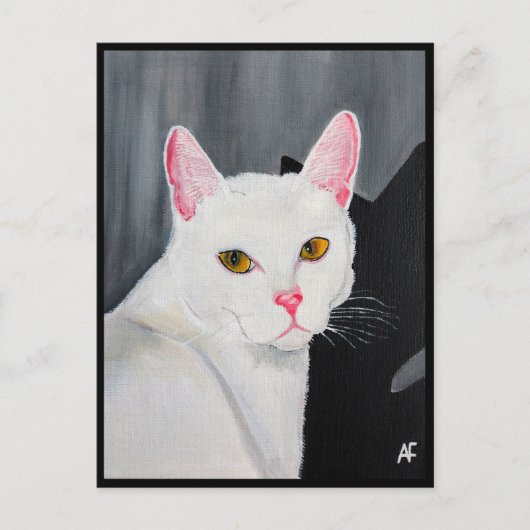 Portrait of Blanca Painting by Alfred Fox Briefkaart (Voorkant)