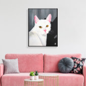 Portrait of Blanca Painting by Alfred Fox Canvas Afdruk (Insitu (Woonkamer))