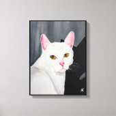 Portrait of Blanca Painting by Alfred Fox Canvas Afdruk (Voorkant)