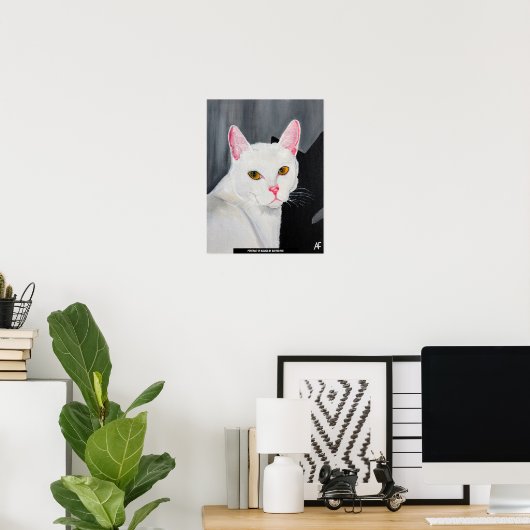 Portrait of Blanca Painting by Alfred Fox Poster (Thuiskantoor)