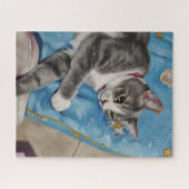 Portrait of Cat Puzzle Legpuzzel (Horizontaal)