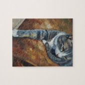 Portrait of Cat Puzzle Legpuzzel (Horizontaal)