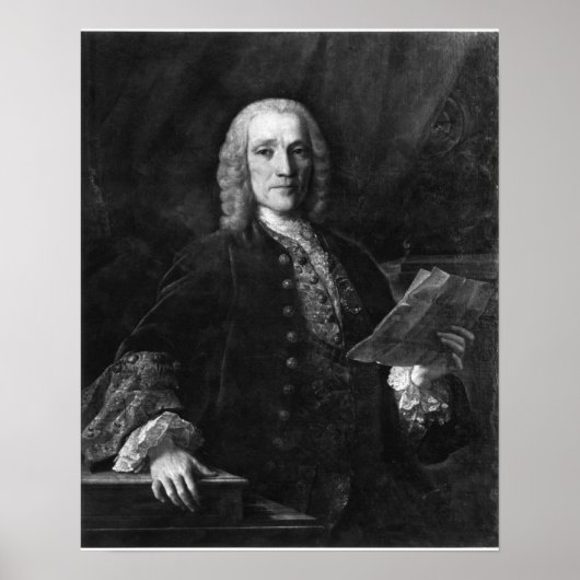 Portrait of Domenico Scarlatti Poster (Voorkant)