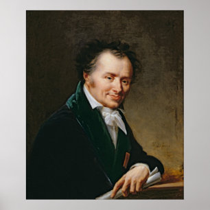 Portrait of Dominique Vivant Baron Denon, 1808 Poster