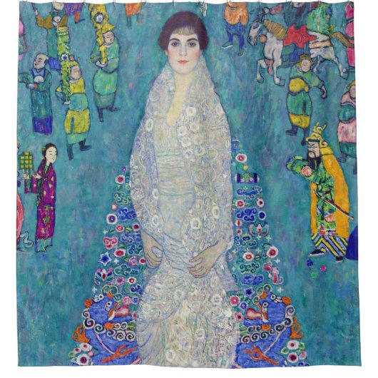 Portrait of Elisabeth Lederer, Gustav Klimt Douchegordijn (Voorkant)