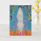 Portrait of Elisabeth Lederer, Gustav Klimt Kaart (Gele Bloem)