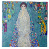 Portrait of Elisabeth Lederer, Gustav Klimt Tegeltje (Voorkant)