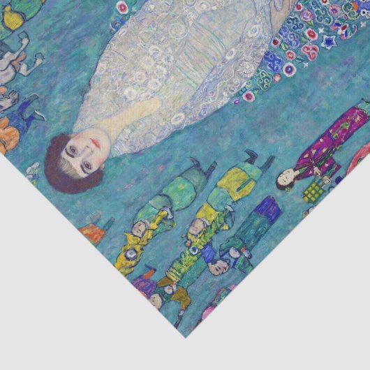 Portrait of Elisabeth Lederer, Gustav Klimt Tissuepapier (Detail)