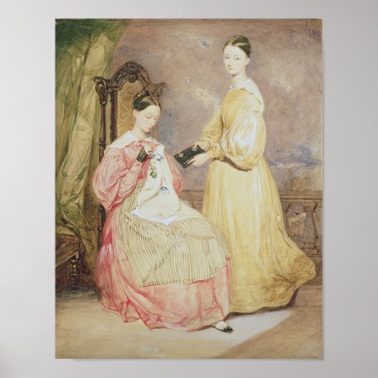 Portrait of Florence Nightingale and her Poster (Voorkant)