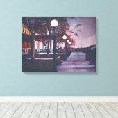 Portrait of Freedom, Ellis Island, Verenigde State Canvas Afdruk (Insitu (Houten vloer))