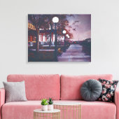 Portrait of Freedom, Ellis Island, Verenigde State Canvas Afdruk (Insitu (Woonkamer))