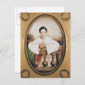 Portrait of Gaspard Deburau as Pierrot, c.1815 Briefkaart (Voorkant / Achterkant)