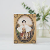 Portrait of Gaspard Deburau as Pierrot, c.1815 Briefkaart (Staand voorkant)