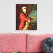 Portrait of General Thomas Gage, c.1768 (olie op c Canvas Afdruk (Insitu (Woonkamer))