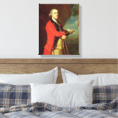 Portrait of General Thomas Gage, c.1768 (olie op c Canvas Afdruk (Insitu (Slaapkamer))