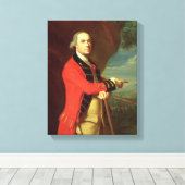 Portrait of General Thomas Gage, c.1768 (olie op c Canvas Afdruk (Insitu (Houten vloer))