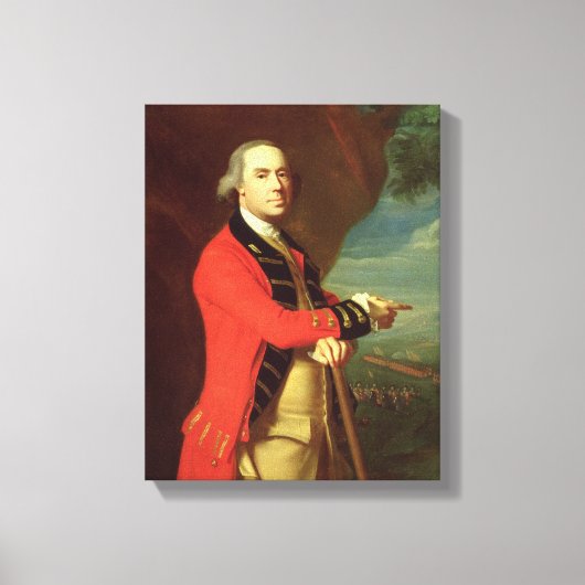 Portrait of General Thomas Gage, c.1768 (olie op c Canvas Afdruk (Voorkant)