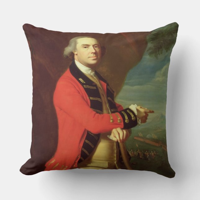 Portrait of General Thomas Gage, c.1768 (olie op c Kussen (Voorkant)