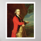 Portrait of General Thomas Gage, c.1768 (olie op c Poster (Voorkant)