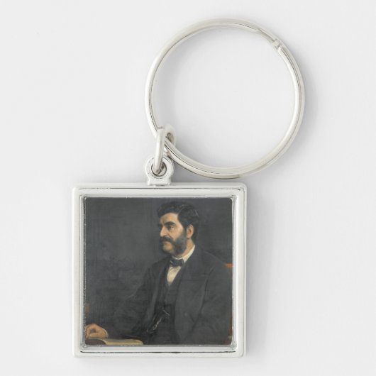 Portrait of Hormuzd Rassam, 1869 Sleutelhanger (Voorkant)