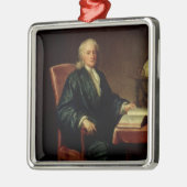 Portrait of Isaac Newton, c.1726 Metalen Ornament (Links)