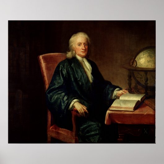 Portrait of Isaac Newton, c.1726 Poster (Voorkant)
