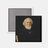 Portrait of Ivan S. Turgenev , 1879 Magneet (Voorkant / Achterkant)