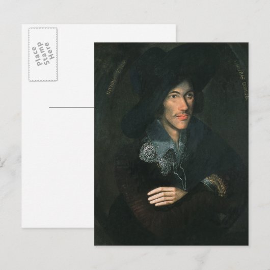 Portrait of John Donne, c.1595 Briefkaart (Voorkant / Achterkant)