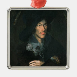 Portrait of John Donne, c.1595 Metalen Ornament