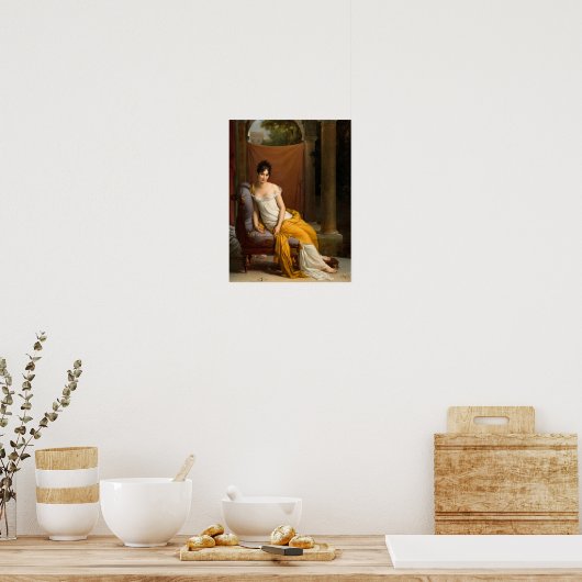 Portrait of Juliette Recamier by Francois Gerard Poster (Keuken)