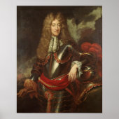 Portrait of King James II, c.1690 Poster (Voorkant)