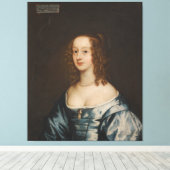  Portrait of Lady Diana Grey, Countess Canvas Afdruk (Insitu (Houten vloer))