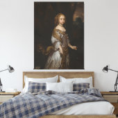 Portrait Of Lady Elizabeth Seymour Canvas Afdruk (Insitu (Slaapkamer))