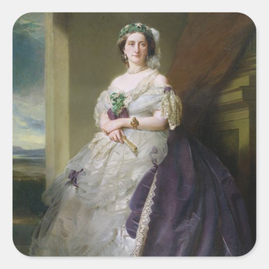 Portrait of Lady Middleton, 1863 Vierkante Sticker (Voorkant)