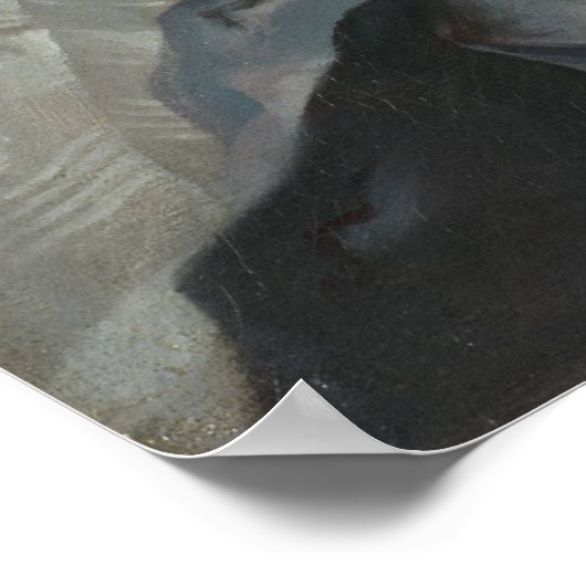 Portrait of Manon Balletti – Jean-Marc Nattier Poster (Hoek)