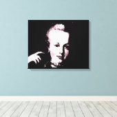 Portrait of Marie Antoinette Maria Antonia Austria Canvas Afdruk (Insitu (Houten vloer))