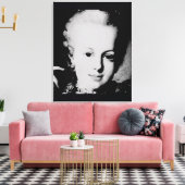 Portrait of Marie Antoinette Maria Antonia Austria Canvas Afdruk (Insitu (Woonkamer))