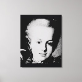 Portrait of Marie Antoinette Maria Antonia Austria Canvas Afdruk